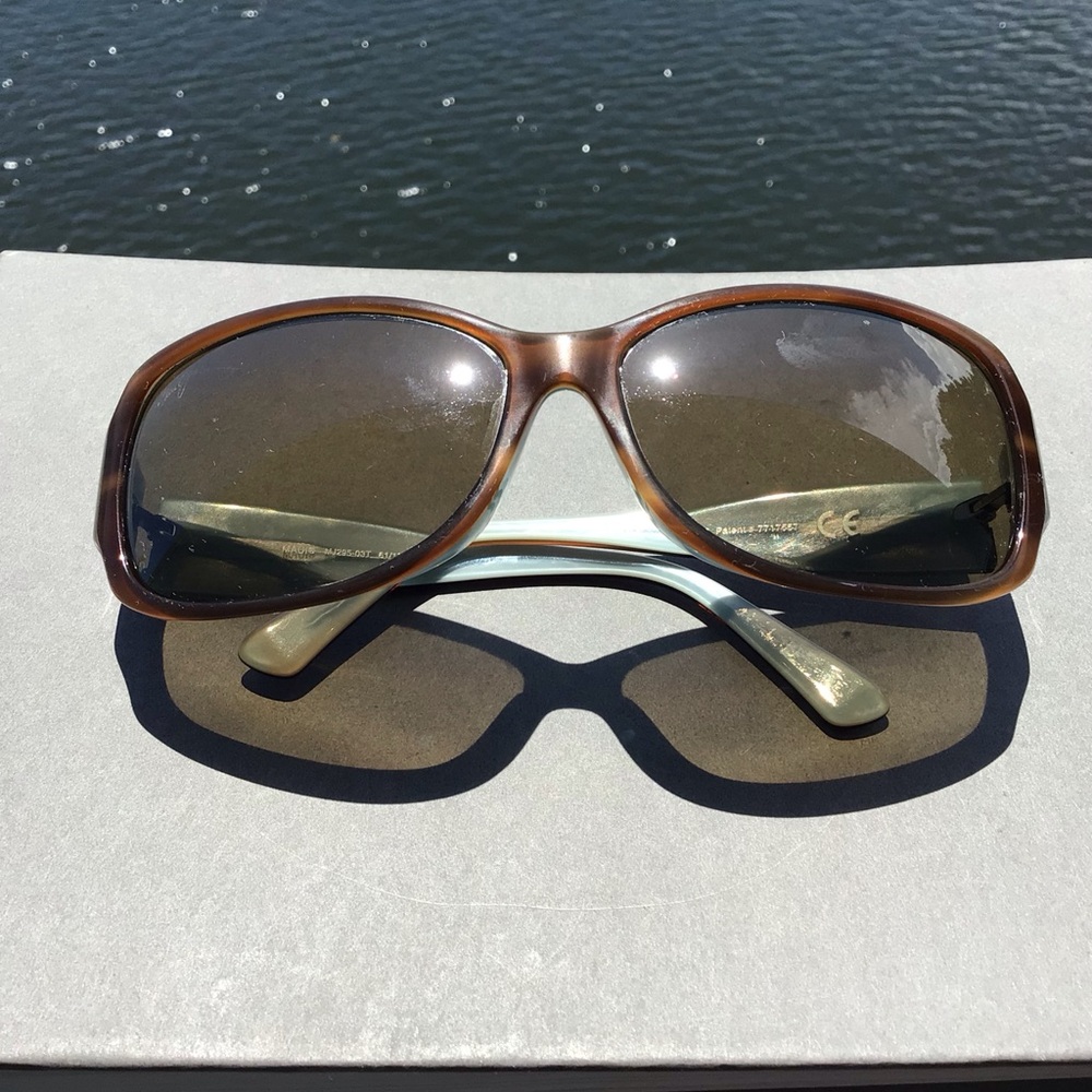 Maui Jim Nalani MJ 295 03T MP SG Tortoiseshell & Blue Sunglasses Made in Japan